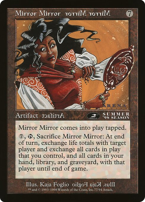 (英)Mirror Mirror【PRM】 アリーナプロモ 【Oversized Card】 BIG-PRM-058 ※トーナメントで使用することはできません。