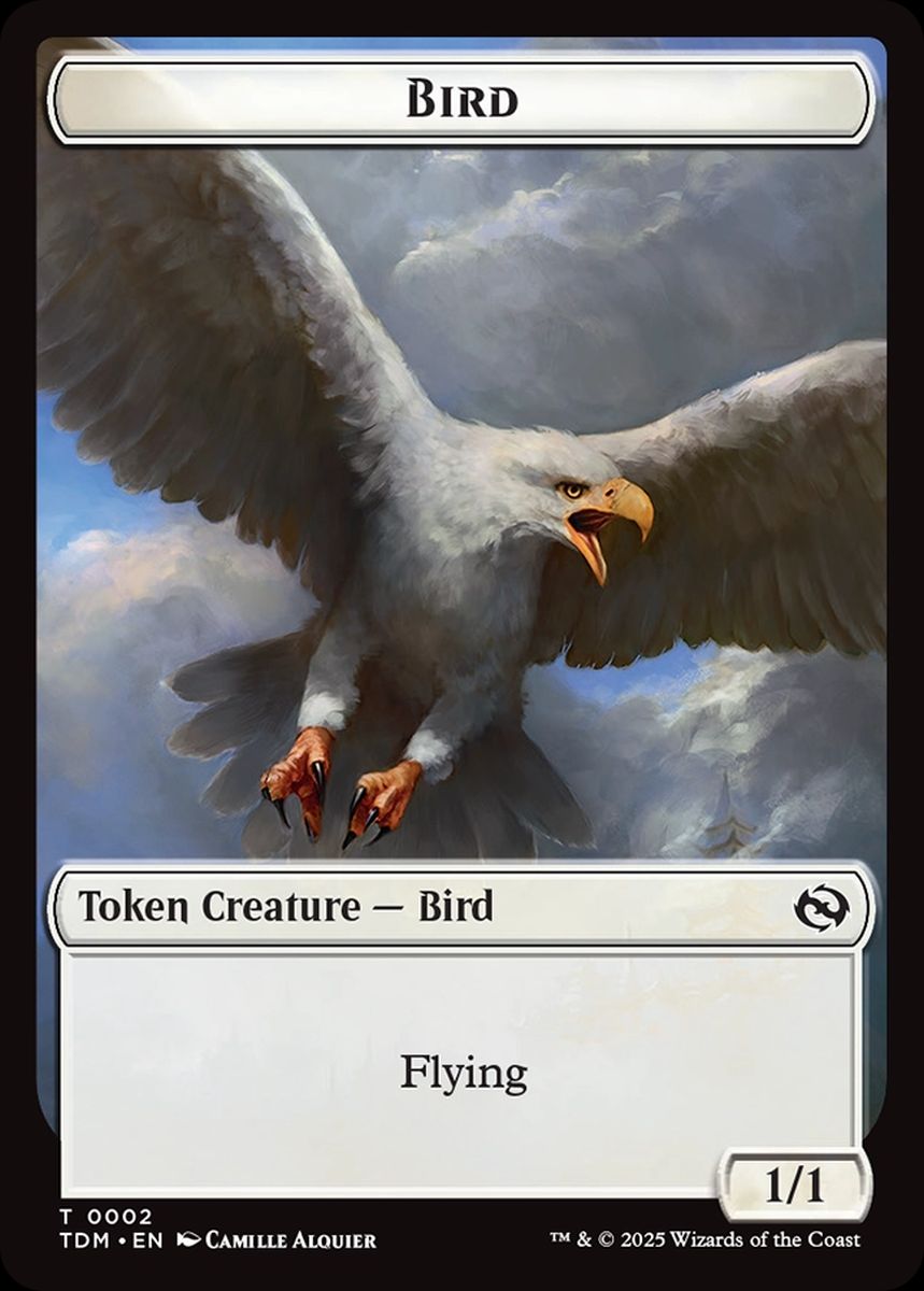 (英)鳥トークン / Bird Token【TDM-TOKEN】 No.002