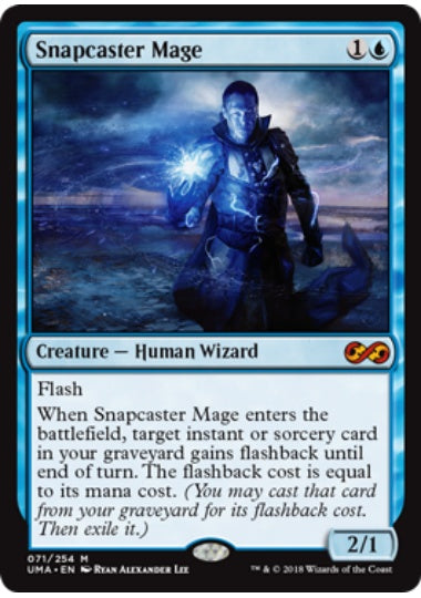 (英)【Foil】瞬唱の魔道士 / Snapcaster Mage【UMA】 No.071
