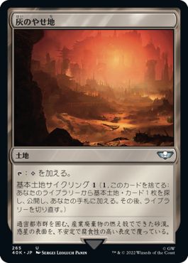 (日)灰のやせ地 / Ash Barrens【40K】 No.265