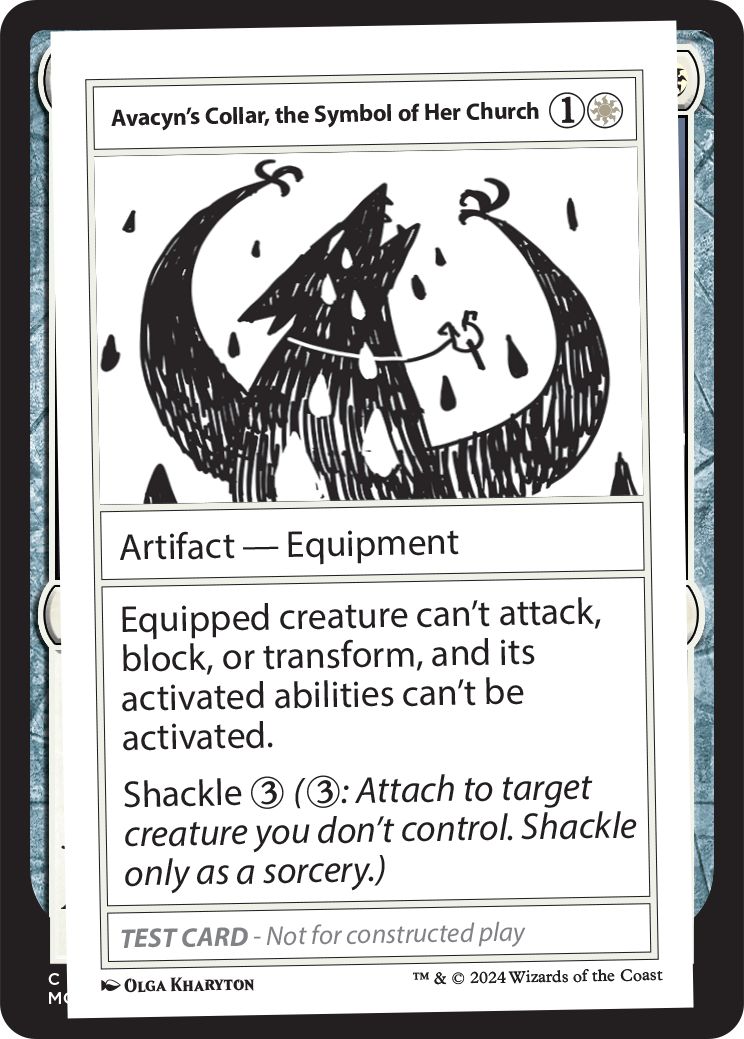 (英)Avacyn's Collar, the Symbol of Her Church【MB2-TEST】 No.273
