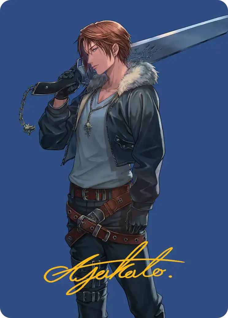 (英)SeeDの傭兵、スコール / Squall, SeeD Mercenary【FIN】 アート・カード 【箔押し】 No.047 ※トーナメントで使用することはできません。