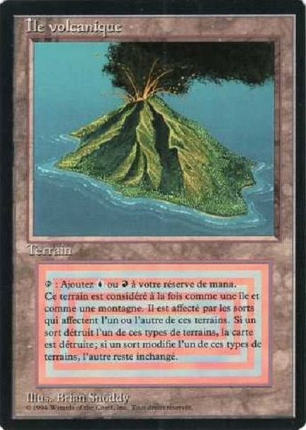 (フランス語)Ile volcanique / Volcanic Island【3ED】 黒枠 No.291