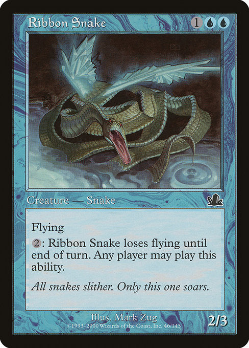(英)【Foil】リボン蛇 / Ribbon Snake【PCY】 No.046