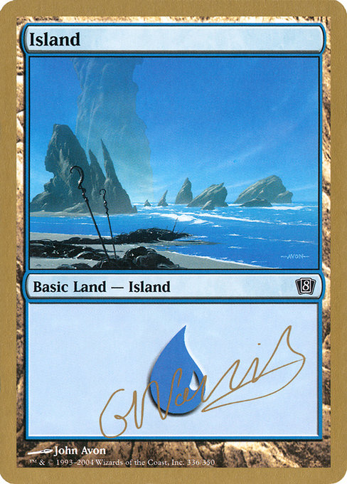 (英)島 / Island【WC04】 World Championship Decks 2004 Gabriel Nassif 金枠 No.089