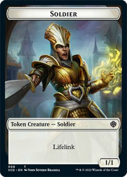 (英)兵士トークン / Soldier Token No.008 - エルフ・戦士トークン / Elf Warrior Token【SCD-TOKEN】 No.021