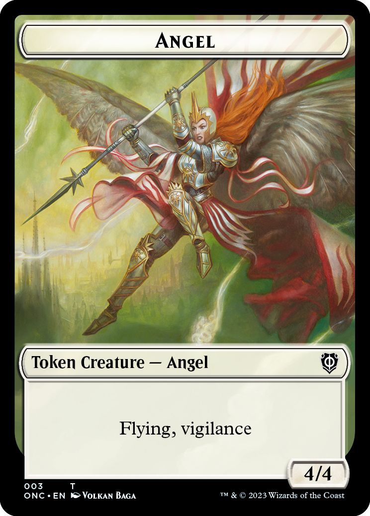(英)天使トークン / Angel Token No.003 - 兵士トークン / Soldier Token【ONC-TOKEN】 No.008