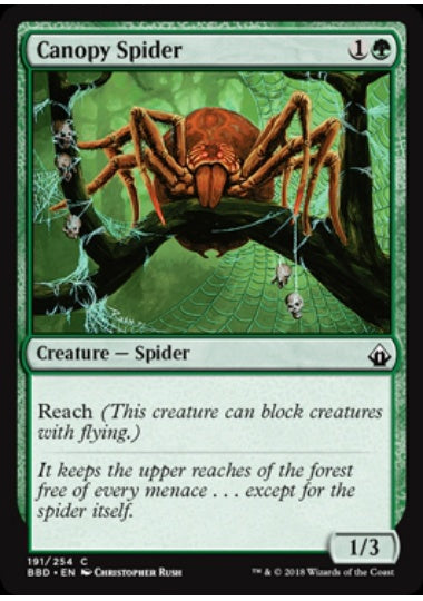 (英)【Foil】梢の蜘蛛 / Canopy Spider【BBD】 No.191