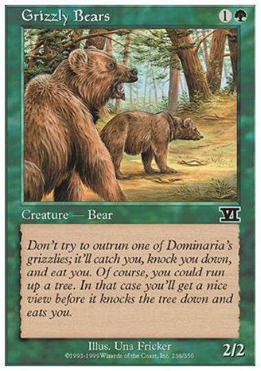 (英)灰色熊 / Grizzly Bears【6ED】 No.236