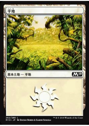 (日)平地 / Plains【M19】 No.262