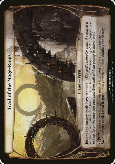 (英)魔道士輪の跡/Trail of the Mage-Rings【PLANE2012】 【大判カード】 No.037