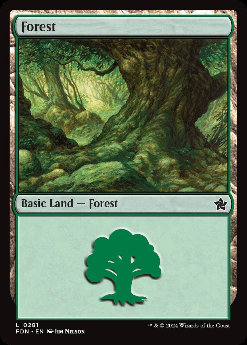 (英)【Foil】森 / Forest【FDN】 No.281