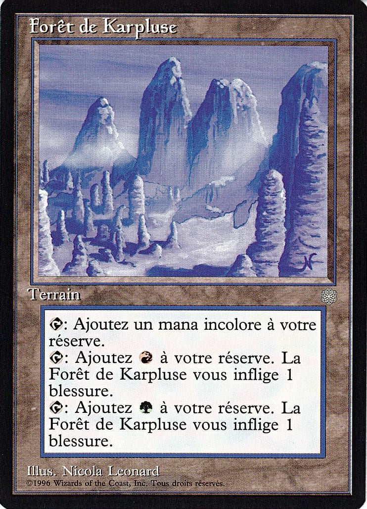 (フランス語)Foret de Karpluse / Karplusan Forest【ICE】 No.356
