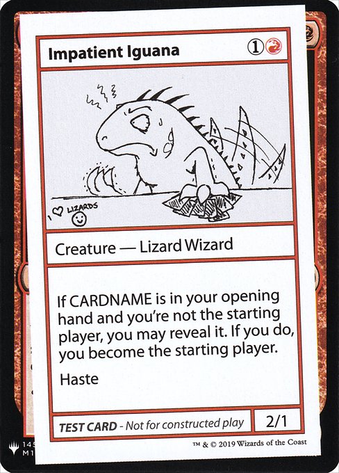 (英)Impatient Iguana【MB1-TEST】 No.055
