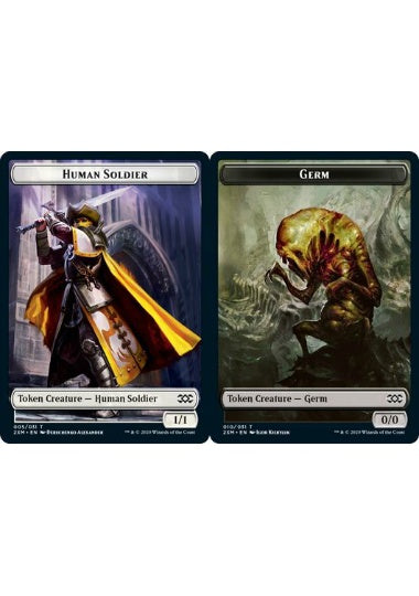 (英)【Foil】人間・兵士トークン / Human Soldier TokenNo.005 - ファイレクシアン・細菌トークン / Phyrexian Germ Token【2XM-TOKEN】 No.010