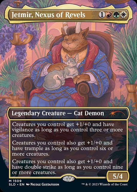 【統率者提示用カード】(英)宴の結節点、ジェトミア / Jetmir, Nexus of Revels【SLD】 Secret Lair Commander Deck: Raining Cats and Dogs No.1555