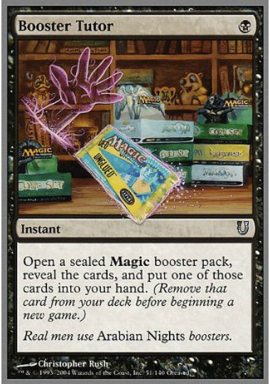 (英)【Foil】Booster Tutor 【UNH】 No.051