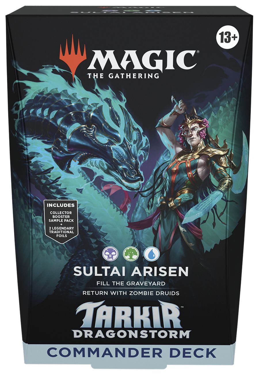 (英)タルキール：龍嵐録 統率者デッキ「蘇りしスゥルタイ」 / Tarkir: Dragonstorm Commander Deck "Sultai Arisen"【BOX】 ※発送方法は「ゆうパック」を選択してください。