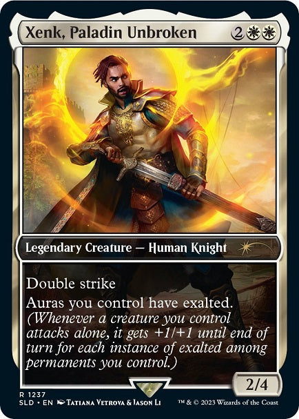 (英)【Foil】Xenk, Paladin Unbroken【SLD】Secret Lair x Dungeons & Dragons: Honor Among Thieves No.1237