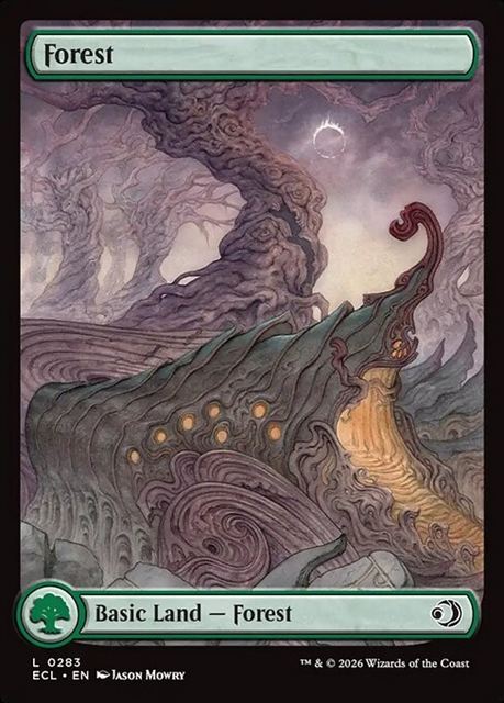 (英)【Foil】森 / Forest 【ECL】 フルアート版 No.283