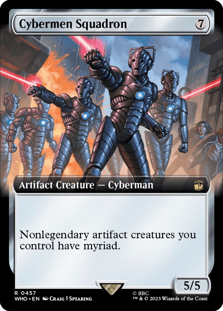 (英)【Foil】サイバーマン軍団 / Cybermen Squadron ★拡張枠★ 【WHO】 No.0457