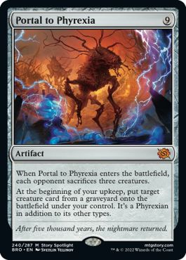 (英)【Foil】ファイレクシアへの門 / Portal to Phyrexia【BRO】 No.240