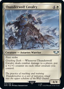 (英)サンダーウルフ・キャバルリー / Thunderwolf Cavalry【40K】 No.016
