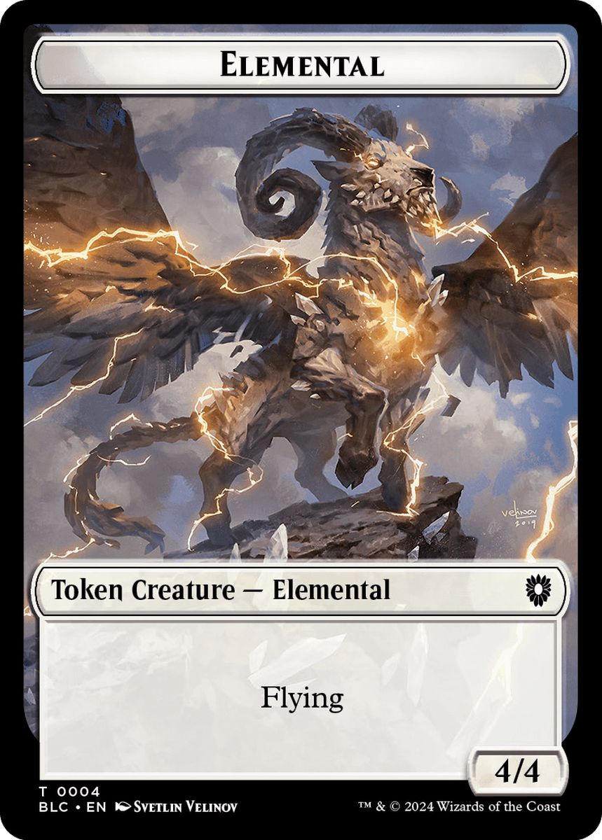 (英)エレメンタルトークン / Elemental Token No.004 - サメトークン / Shark Token【BLC-TOKEN】 No.016