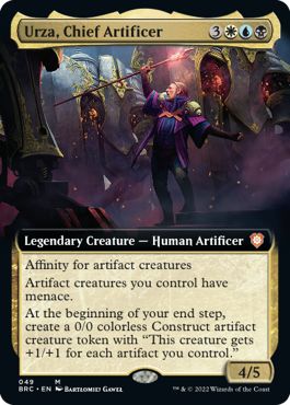 (英)【Foil】工匠の主任、ウルザ / Urza, Chief Artificer ★拡張枠★ 【BRC】 No.049