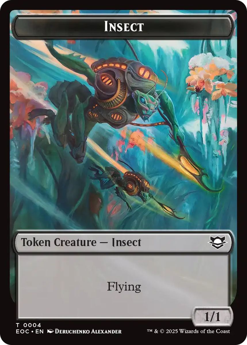 (英)昆虫トークン / Insect Token No.004 - ゴーレムトークン / Golem Token【EOC-TOKEN】 No.013