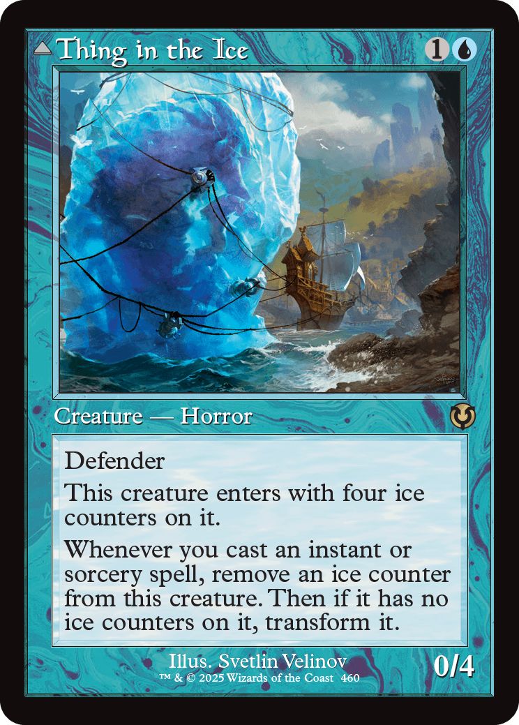 (英)氷の中の存在 / Thing in the Ice - 目覚めた恐怖 / Awoken Horror ★ショーケース枠★(旧枠加工カード) 【INR】 No.460