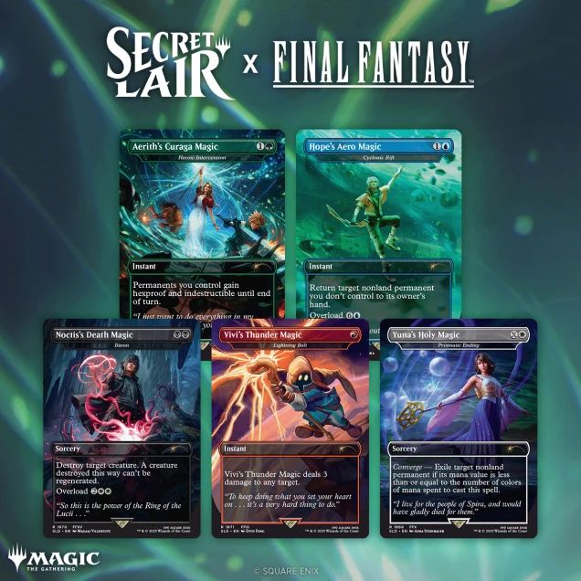 (英)Secret Lair x FINAL FANTASY: Grimoire EN 【BOX】 ※発送方法は「ゆうパック」を選択してください。