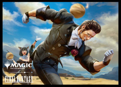 【サプライ】 エンスカイ マジック：ザ・ギャザリング--FINAL FANTASY プレイヤーズカードスリーブ MFS-27 《ヒルディブランド・マンダヴィル》 (80枚入り) ※発送方法は「ゆうパック」を選択してください。
