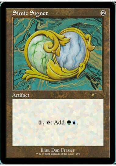 (英)【エッチングFoil】シミックの印鑑 / Simic Signet【SLD】 旧枠 Dan Frazier is Back: The Enemy Signets No.295