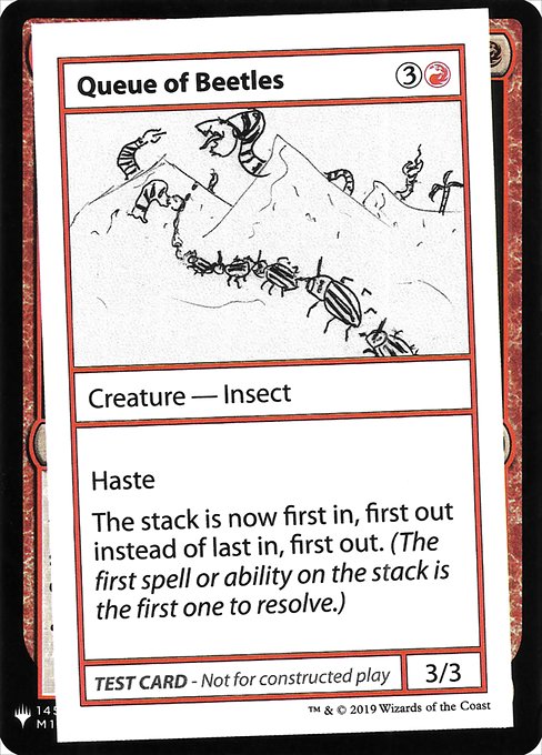 (英)Queue of Beetles【MB1-TEST】 No.061