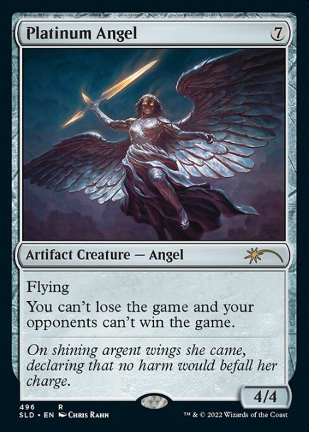 (英)【Foil】白金の天使 / Platinum Angel【SLD】Artist Series: Chris Rahn No.0496