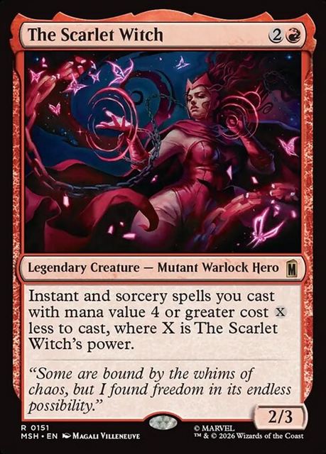 (英)【Foil】スカーレット・ウィッチ / The Scarlet Witch【MSH】 No.151