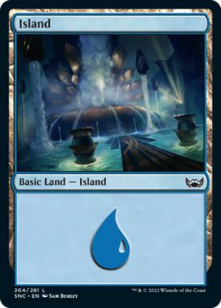(英)【Foil】島 / Island【SNC】 No.264