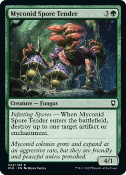 (英)【Foil】マイコニドの胞子撒き / Myconid Spore Tender【CLB】 No.243