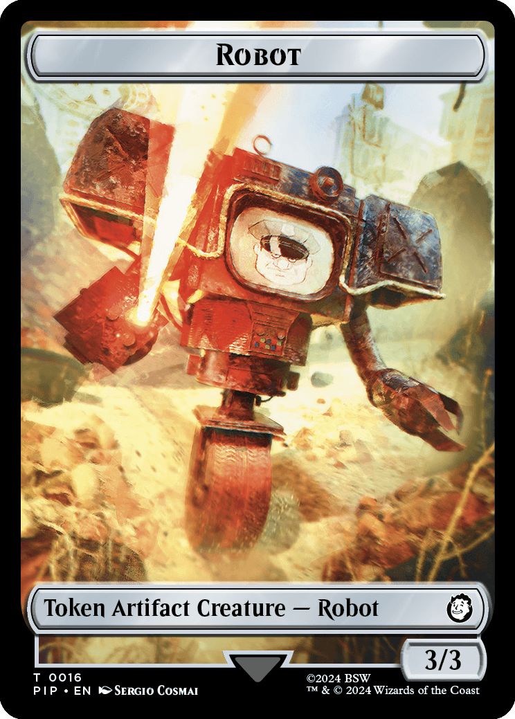 (英)ロボットトークン / Robot Token No.016 - 宝物トークン / Treasure Token【PIP-TOKEN】 No.019