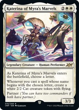 (英)【Foil】Katerina of Myra's Marvels【UNF】 No.016