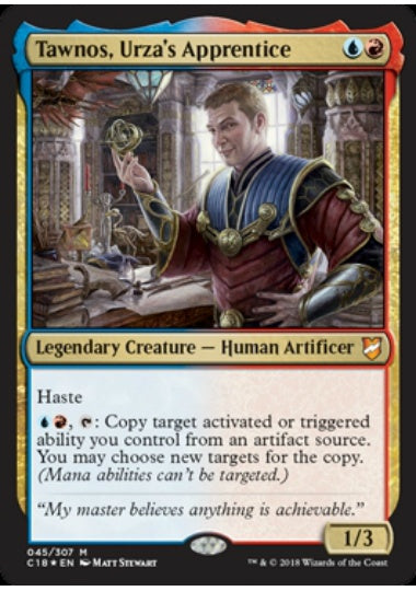 (英)【Foil】ウルザの弟子、タウノス / Tawnos, Urza's Apprentice【C18】 No.045