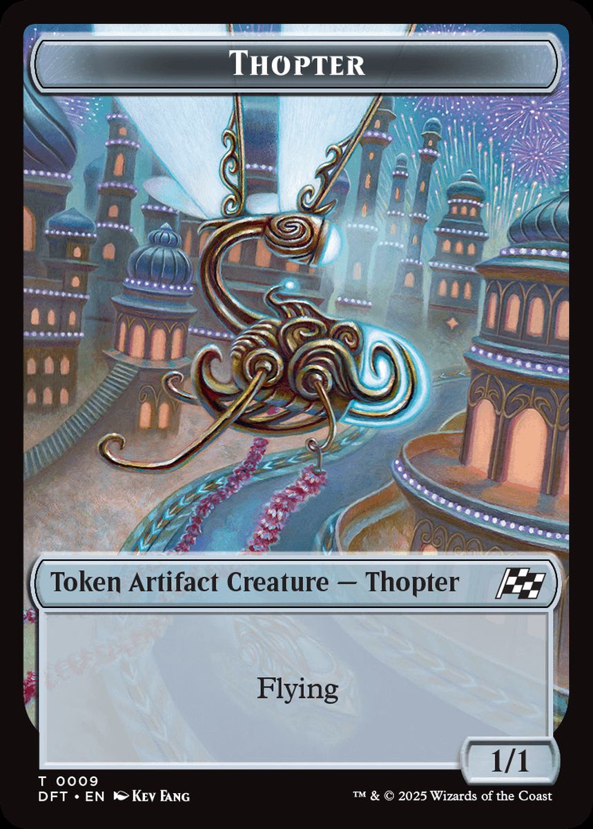 (英)飛行機械トークン / Thopter Token【DFT-TOKEN】 No.009