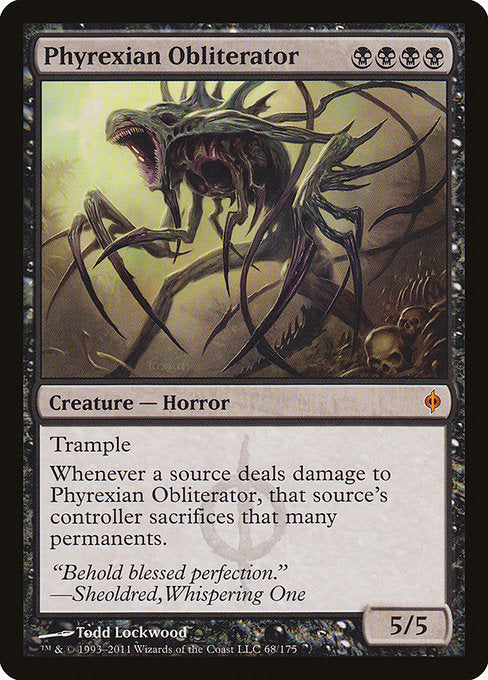 (英)【Foil】ファイレクシアの抹消者 / Phyrexian Obliterator【NPH】 No.068