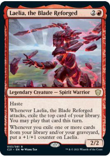 (英)再鍛の刃、ラエリア / Laelia, the Blade Reforged【C21】 No.053