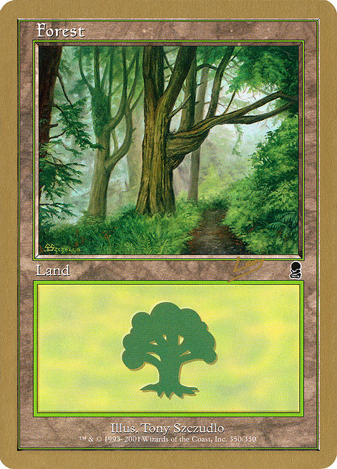 (英)森 / Forest【WC02】 World Championship Decks 2002 Raphael Levy 金枠 No.135