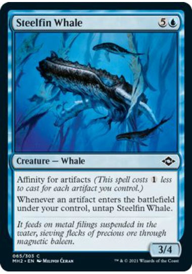 (英)【Foil】鋼ヒレの鯨 / Steelfin Whale【MH2】 No.065