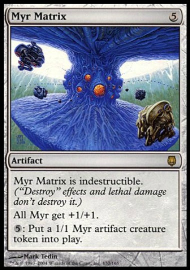 (英)【Foil】マイアのマトリックス / Myr Matrix【DST】 No.132