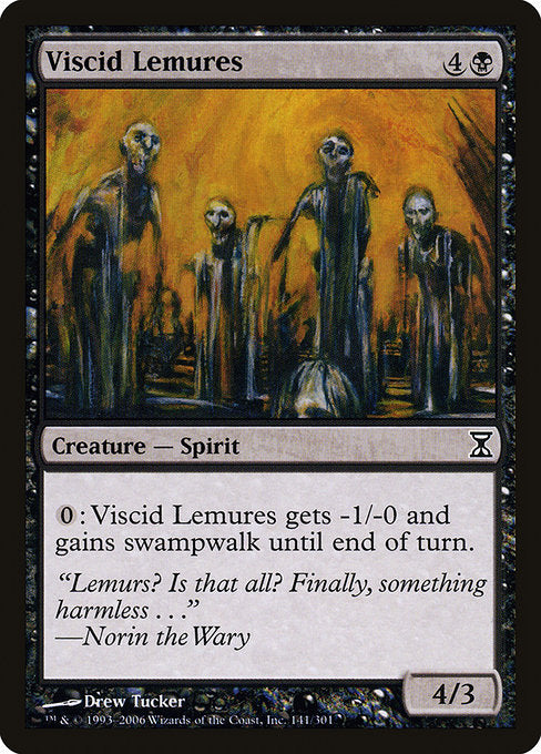 (英)【Foil】粘つく霊命 / Viscid Lemures【TSP】 No.141