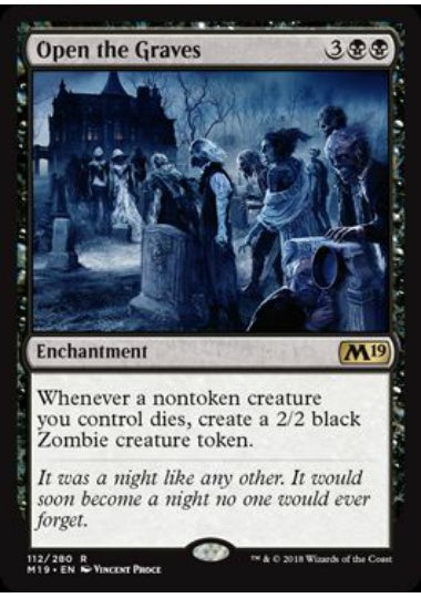 (英)【Foil】墓地解放 / Open the Graves【M19】 No.112